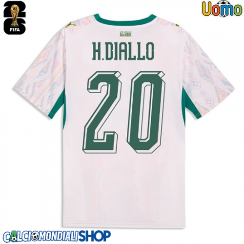 Maglie da calcio Senegal Habib Diallo #20 Prima Maglia Mondiali 2026  Manica Corta